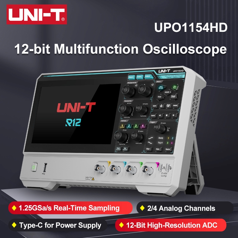 UNI-T UPO1154HD UPO1082HD Osci - Digital Storage Oscilloscope 100Mhz ulasan dan harga
