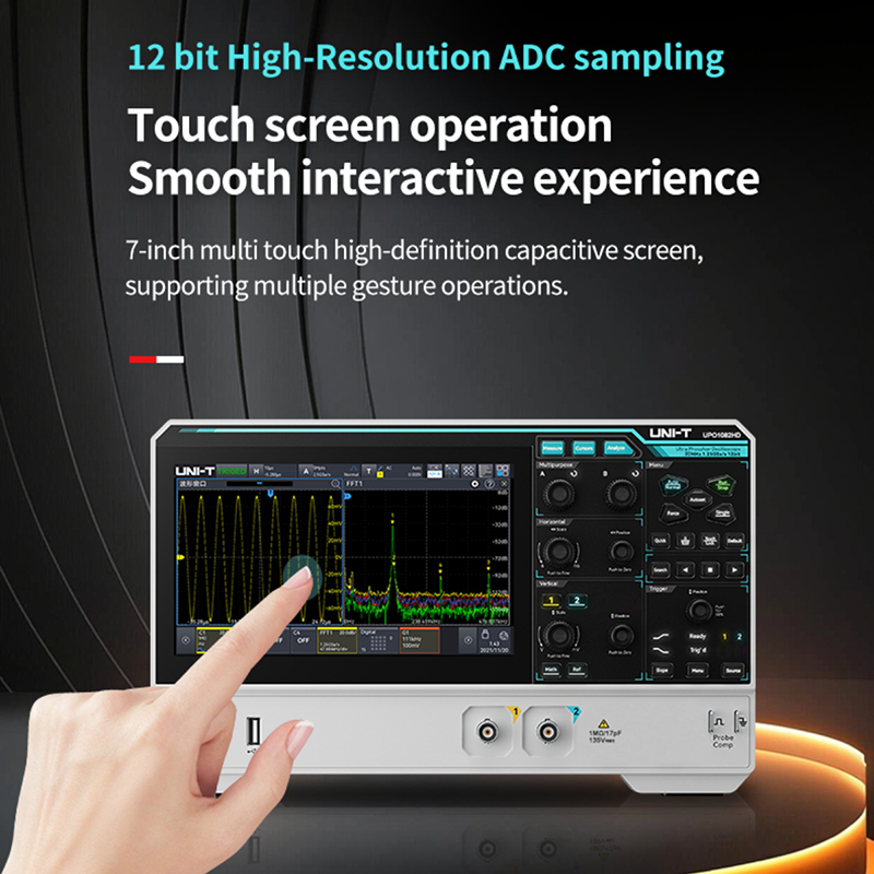 UNI-T UPO1154HD UPO1082HD Osci - Digital Storage Oscilloscope 100Mhz ulasan dan harga