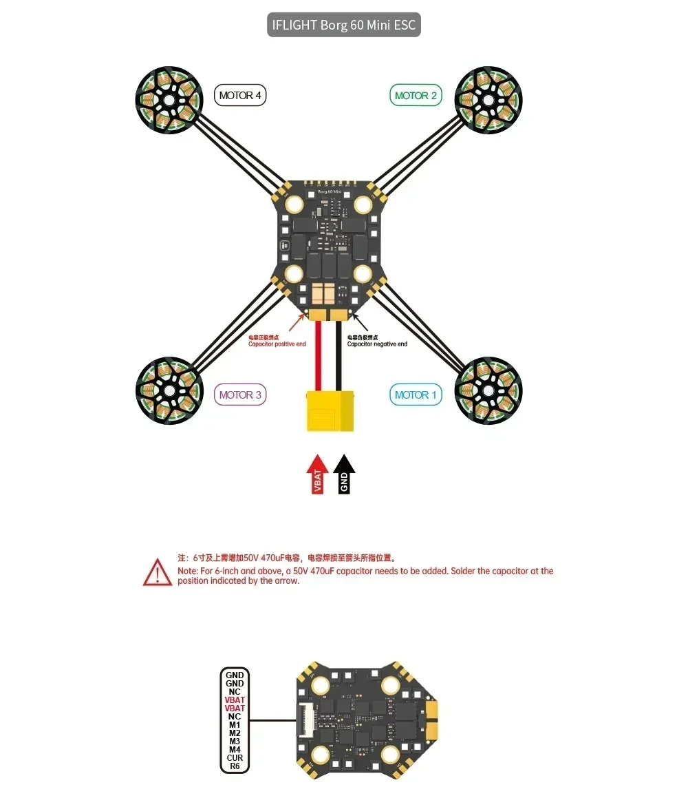 Iflight Borg F7 Mini Stack Wit - Fpv Flight Controller F7 Stack 60A ulasan dan harga