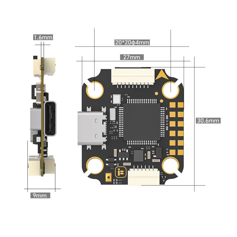 Iflight Borg F7 Mini Stack Wit - Fpv Flight Controller F7 Stack 60A ulasan dan harga