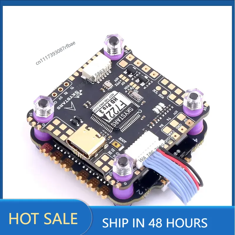 Skystars F7 F722HD PRO3 Flight - Fpv Flight Controller F7 Stack 60A ulasan dan harga