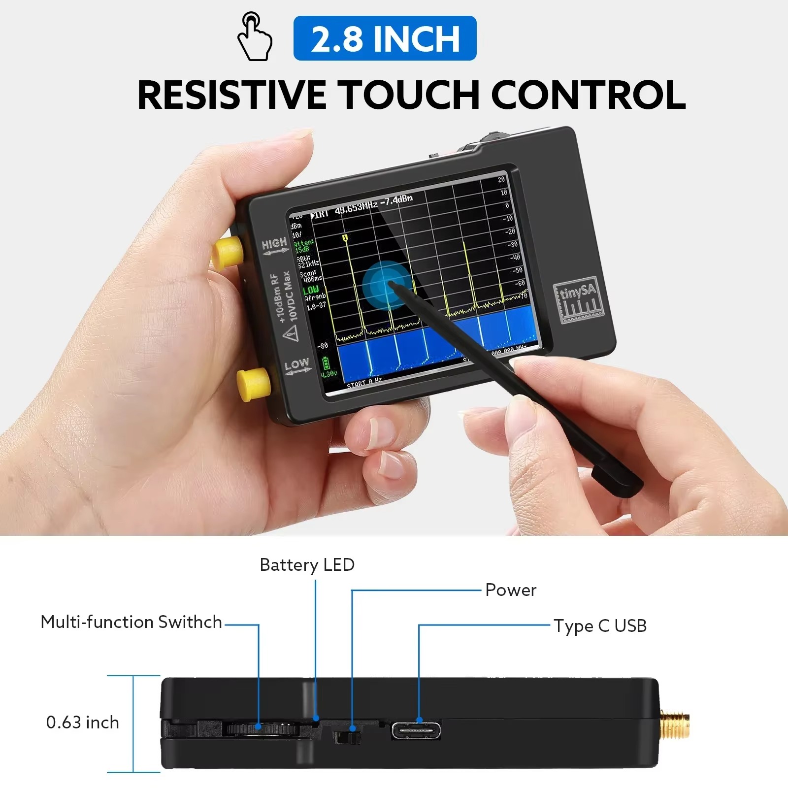 Upgraded Tiny Spectrum Analyze - Signal Generator Spectrum Analyzer ulasan dan harga
